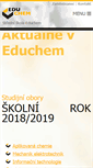 Mobile Screenshot of educhem.cz