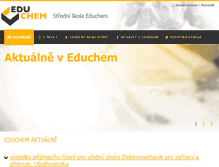 Tablet Screenshot of educhem.cz